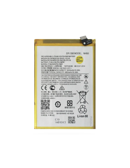 Batería para Motorola G22, E32, E32s de 5000 mAh (NH50)