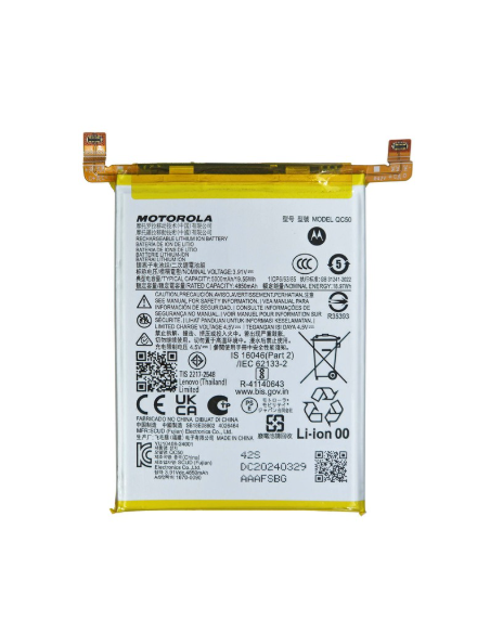 Batería para Motorola Edge 50 Fusion XT2429 de 5000 mAh (QC50)