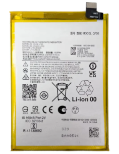 Batería para Motorola Moto G24, G34, G04, G04S de 5000 mAh (QF50)