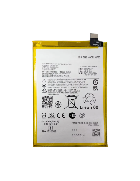 Batería para Motorola Moto G24, G34, G04, G04S de 5000 mAh (QF50)