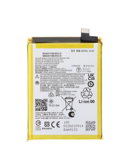 Batería para Motorola G41/G31 de 5000 mAh (NC50)