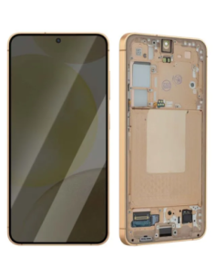 Pantalla para Samsung S24 5G 2024 (S921) Con Marco Naranja (Original Servicepack)