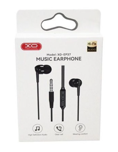 EBOX Auriculares Jack 3.5mm Negro EP37