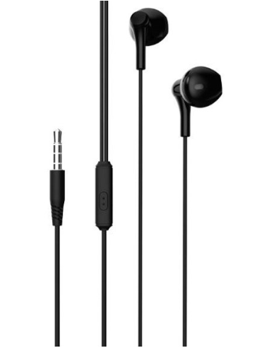EBOX Auriculares Jack 3.5mm Negro EP39