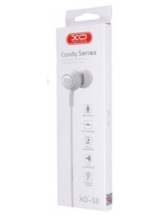 EBOX Auriculares Candy Series Jack 3.5mm Blanco S6