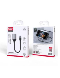NB201 OTG USB 2.0 Female a Micro USB Transmitir Datos Rápido 480MBP