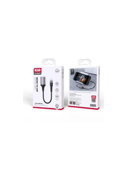 NB201 OTG USB 2.0 Female a Micro USB Transmitir Datos Rápido 480MBP