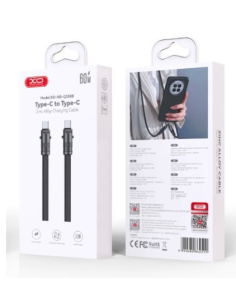 NBQ288B Cable Tipo-C a Tipo-C Bullet ZINC Alloy 60W