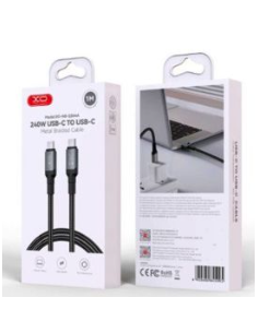 NBQ264A Cable Tipo-C a Tipo-C 240W 1m