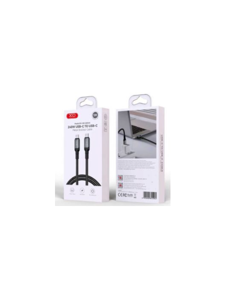 NBQ264A Cable Tipo-C a Tipo-C 240W 1m