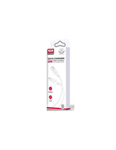 NBQ236B Cable Tipo-C a Tipo-C 60W Blanco