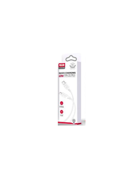 NBQ236B Cable Tipo-C a Tipo-C 60W Blanco