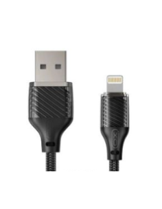 NB291 Cable USB a Lightning Transparente 6A Negro