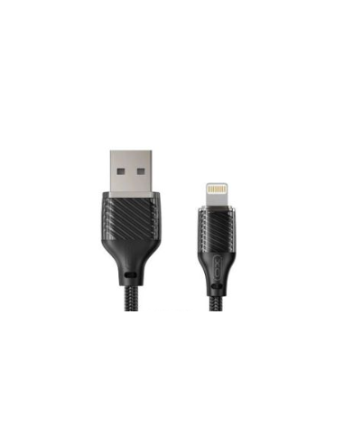NB291 Cable USB a Lightning Transparente 6A Negro