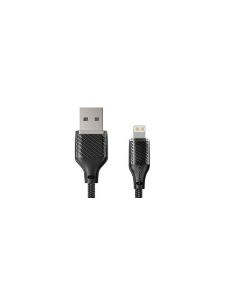 NB291 Cable USB a Lightning Transparente 6A Negro