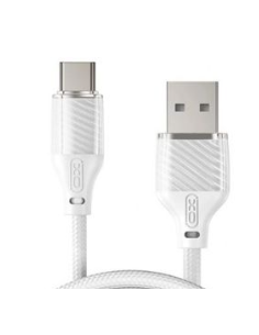 NB291 Cable Transparente Case Braided 6A Blanco Tipo-C