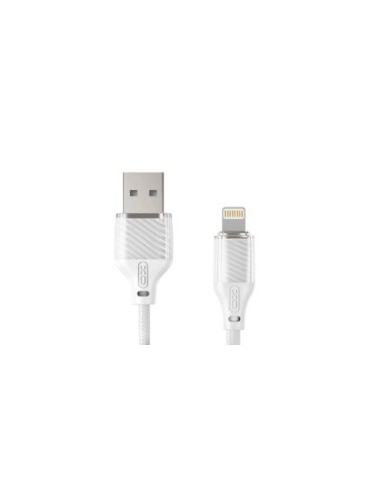 NB291 Cable USB a Lightning Transparente 6A Blanco