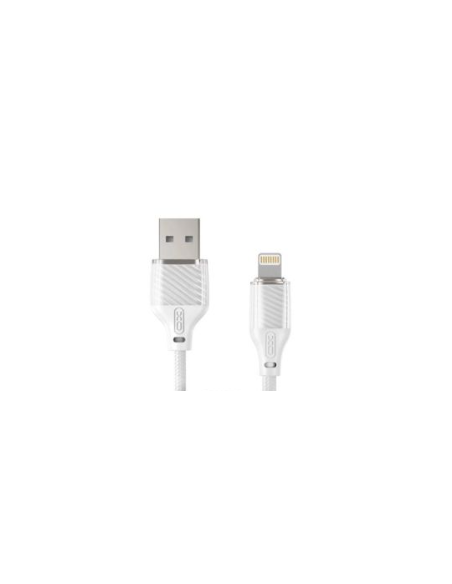 NB291 Cable USB a Lightning Transparente 6A Blanco