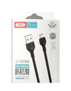 NB200 Cable USB 2.1A 2m Negro