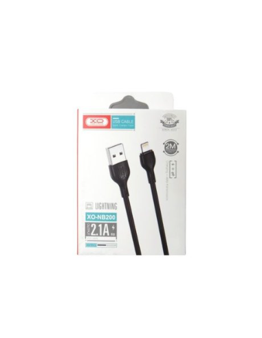 NB200 Cable USB 2.1A 2m Negro