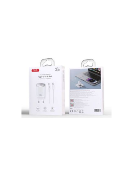 CE20 Cargador Rápido USB-C 30W con Cable Lightning