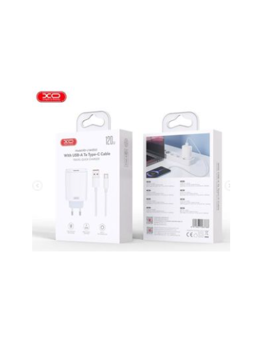 L164 Cargador Rápido USB-A 120W con Cable Tipo-C