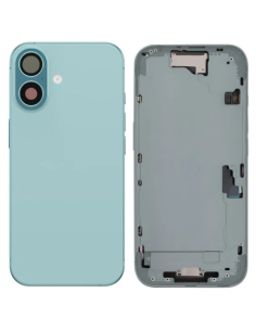 Chasis con Tapa trasera para iPhone 16 con Lente de cámara y MagSafe Verde