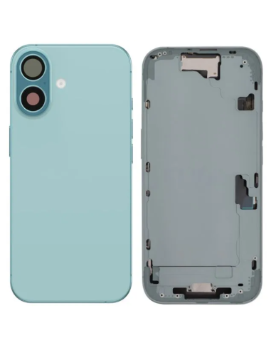 Chasis con Tapa trasera para iPhone 16 con Lente de cámara y MagSafe Verde
