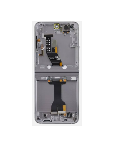 Pantalla para Samsung Z Flip 6 5G (F741) Con Marco Interna Plata / Gris (Original Servicepack)