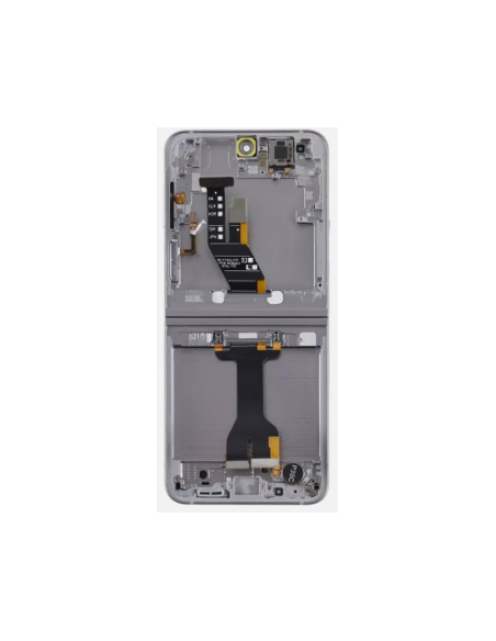 Pantalla para Samsung Z Flip 6 5G (F741) Con Marco Interna Plata / Gris (Original Servicepack)