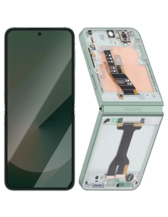 Pantalla para Samsung Z Flip 6 5G (F741) Con Marco Interna Verde Menta (Original Servicepack)