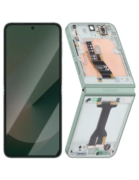 Pantalla para Samsung Z Flip 6 5G (F741) Con Marco Interna Verde Menta (Original Servicepack)