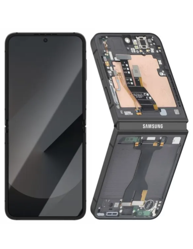 Pantalla para Samsung Z Flip 6 2024 (F741) Con Marco Interna Negra (Original Servicepack)