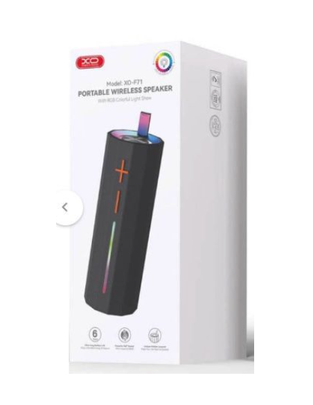 EBOX / F71 Altavoz LED Tubo Elegante Negro