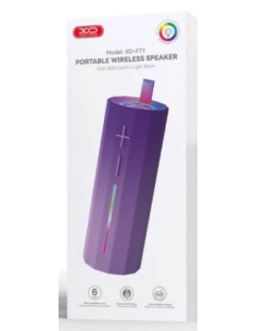 EBOX / F71 Altavoz LED Tubo Elegante Morado