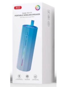 EBOX / F71 Altavoz LED Tubo Elegante Azul