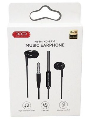 EBOX / EBOX Auriculares Jack 3.5mm Negro EP37