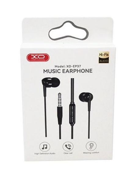 EBOX / EBOX Auriculares Jack 3.5mm Negro EP37