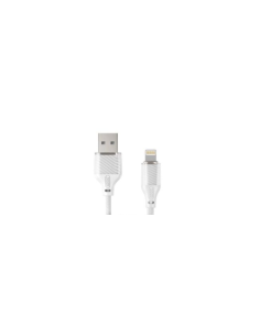 EBOX / NB291 Cable USB a Lightning Transparente 6A Blanco