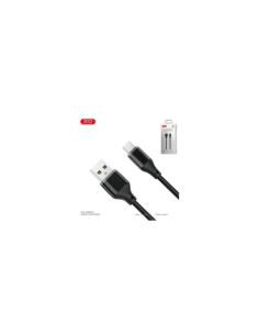 EBOX / NB291 Cable Transparente Case Braided 6A Negro Tipo-C