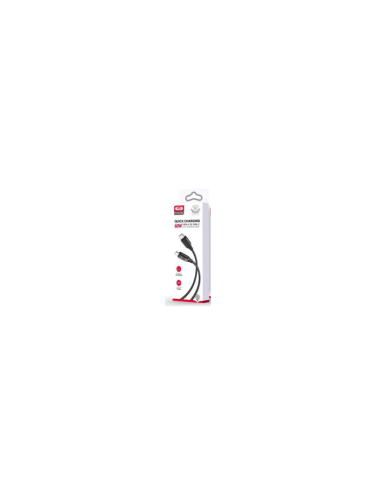 EBOX / NBQ236B Cable Tipo-C a Tipo-C 60W Negro