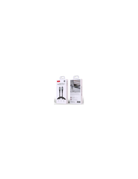 EBOX / NBQ264A Cable Tipo-C a Tipo-C 240W 1m