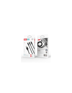 EBOX / NB173 Cable Rock Serie 3 en 1 Negro 2.4A