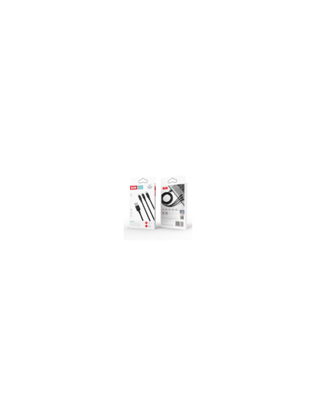 EBOX / NB173 Cable Rock Serie 3 en 1 Negro 2.4A