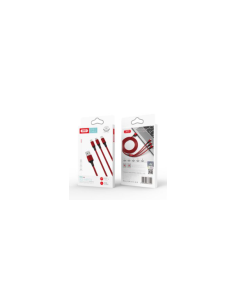 EBOX / NB173 Cable Rock Serie 3 en 1 Rojo 2.4A