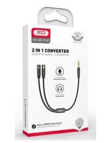 EBOX / NB-R197 Adaptador 2 en 1 de 3.5m Jack