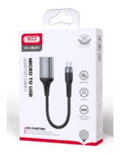 EBOX / NB201 OTG USB 2.0 Female a Micro USB Transmitir Datos Rápido 480MBP