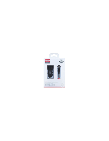 EBOX / CC48 Cargador Coche Dual USB con Cable Lightning