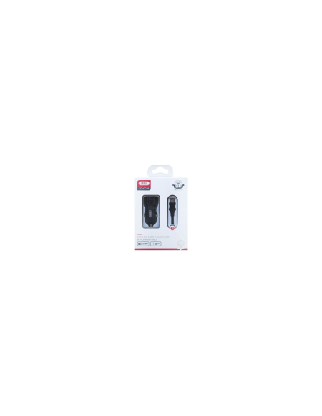 EBOX / CC48 Cargador Coche Dual USB con Cable Lightning