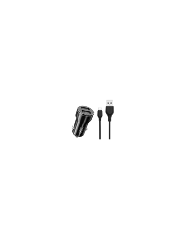 EBOX / CC48 Cargador Coche Dual USB con Cable USB